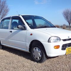 希少 平成8年ﾜﾝｵｰﾅｰ車 KK3 ｽﾊﾞﾙ ｳﾞｨｳﾞｨｵ 5速ﾏﾆｭｱﾙ車 4万キロ！の画像