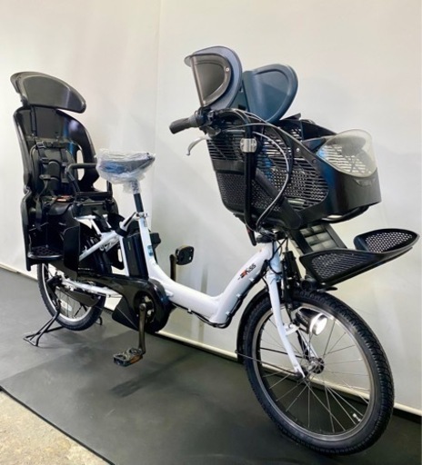 関東全域送料無料 保証付き 電動自転車 ヤマハ パスキッスミニ 20インチ 8.7ah パワフル 白色