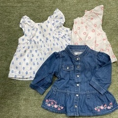 9点セット60cm女の子ベビー洋服！の画像