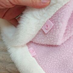 ミキハウス ファースト MIKIHOUSE first ポンチョ 厚手 ボア の画像