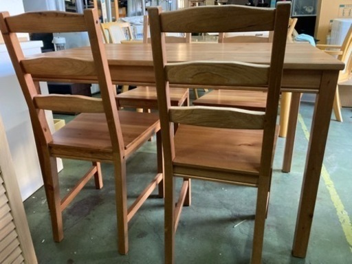 ● ダイニングテーブルセット、IKEA、ヨックモック