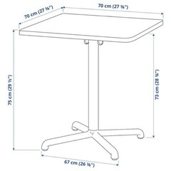 IKEA テーブル ステンセーレ STENSELEの画像