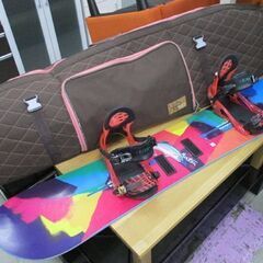 BURTON Genie 138cm レディース RiDE ビンディング付き 3点セット スノーボード ライド バートン ケース付 グローリー 札幌市 中央区