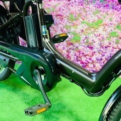 ➁ 4764子供乗せ電動自転車ヤマハ3人乗り新品20インチ良好バッテリー