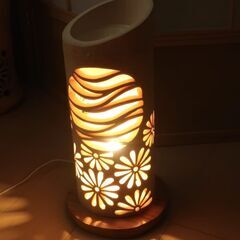 竹灯り・竹あかり・竹灯籠・竹灯篭・竹ランプ   ～～ 癒しの灯り★月華花★～～の画像