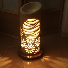 竹灯り・竹あかり・竹灯籠・竹灯篭・竹ランプ   ～～ 癒しの灯り★月華花★～～の画像