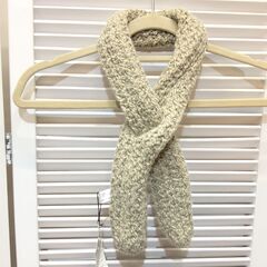 お買い得品！編み込みニットマフラー 全5色 特別価格の画像