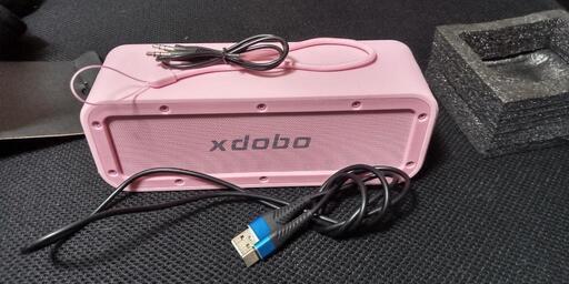 Xdobo 1983 ポータブルスピーカー　ピンク