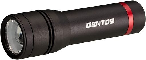 【定価3778円⇒1840円】GENTOS(ジェントス) LED 懐中電灯 【明るさ560ルーメン/実用点灯2時間/耐塵/耐水】 単4形電池4本使用 レクシード RX-344D ANSI規格準拠 ブラック 直径38×129.1mm