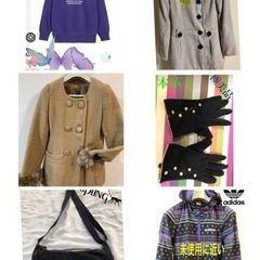 特価★まとめ売り6点ファーコートパーカーショルダーバッグ斜め掛け...