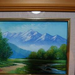 北アルプス 工藤昭重 絵画 油絵の画像