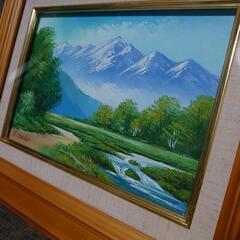 北アルプス 工藤昭重 絵画 油絵の画像