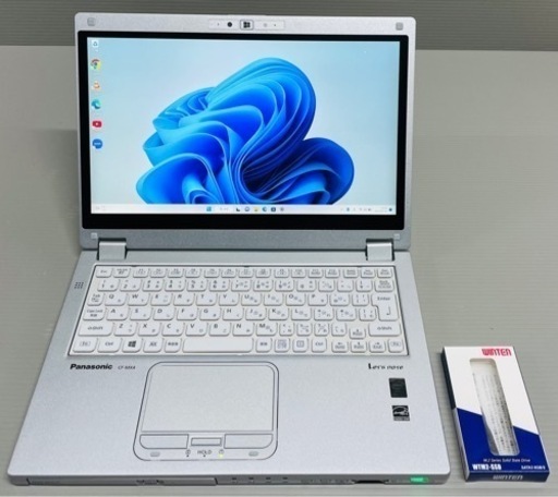 【引取先決定】配送可！　新品SSD、Windows11搭載　Panasonic製ノートパソコン　360°ヒンジ、タッチパネル、フルHD