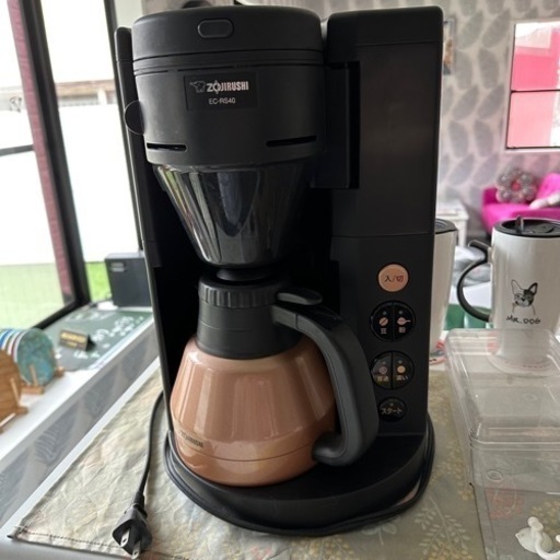 象印 コーヒーメーカー 全自動 540ml/4杯用 珈琲通 ブラック EC-RS40-BA