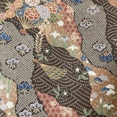 渋柄帯の画像