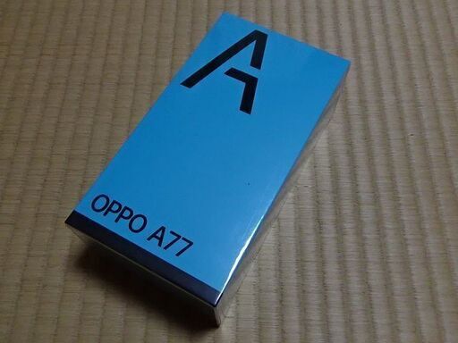 OPPO A77 新品未開封　4G/128GB ブルー