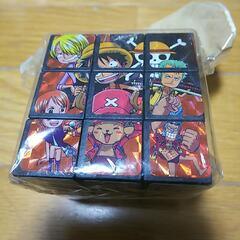 ワンピース6cmキューブ&日本生命クリアファイルセット（バラ売り不可)の画像