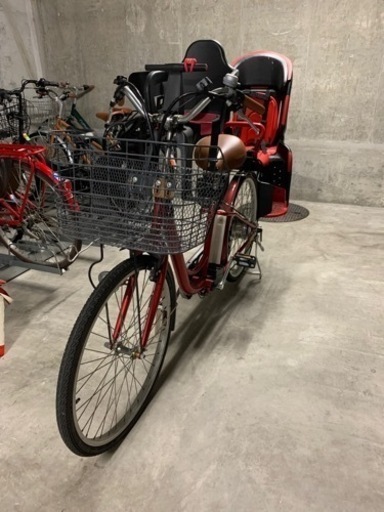 電動アシスト自転車　26インチ　チャイルドシート付き