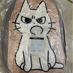 【新品】しかるねこ　ビッグクッション