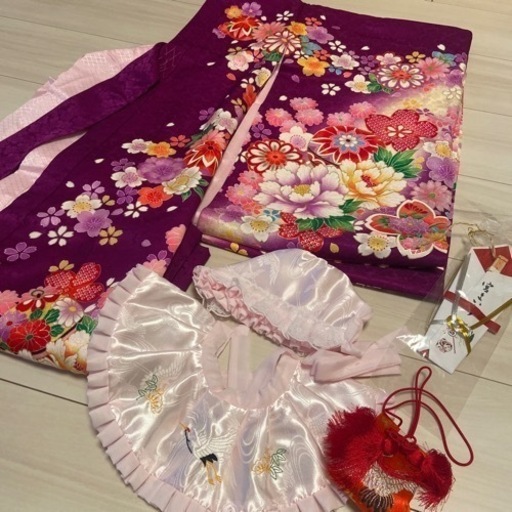 超美品！お宮参り着物セット