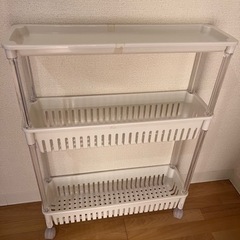 キッチンワゴン　スリム　隙間収納
