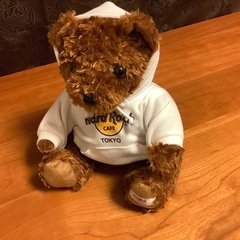 【未使用、美品】テディベア(hard rock cafe TOKYO)の画像