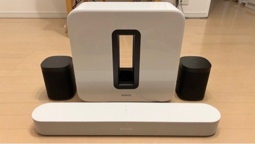 Sonos Beam + Sub + One x 2 セット｜美品｜値下げ