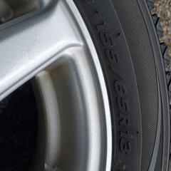 155 65r13 スタッドレスタイヤ　4本セットの画像