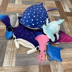海の生き物　ぬいぐるみ