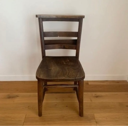 アンティーク　椅子　チャーチチェア