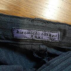 120cmセット ブレザー ハーフパンツ黒と紺色の画像