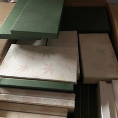 未使用 各種 商品箱 大量 和紙製箱 の画像