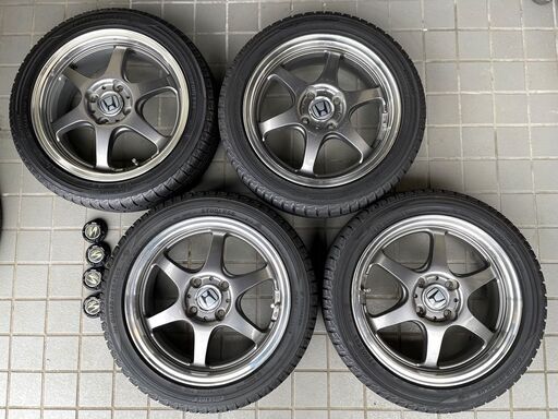 希少★軽自動車用スタッドレスタイヤセット★165/55R15　5～7.5分山