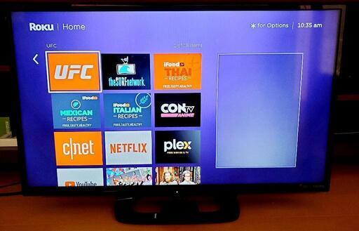 SHARP　32型テレビ　メディアストリーミング端末Roku付