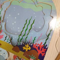 知育玩具　パズル　魚釣りの画像