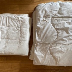 【0円で差し上げます】イケアの布団&ベッドプロテクター　セット