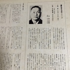 LPレコード　A森田ＢロマンC寿々木D会津　単品価格　の画像