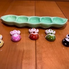 金魚箸置き（5色セット）の画像