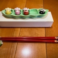金魚箸置き（5色セット）の画像