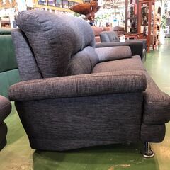【愛品館八千代店】ニトリ　3人用布張りソファ　(NポケットA8)の画像