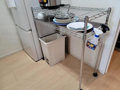 【引き渡し先決定】スチールラック高さ82cm×横80cm×幅35cm