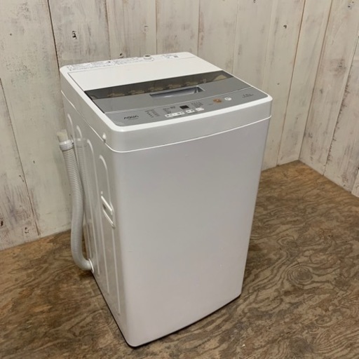 2/2終 2018年製 洗濯機 AQUA AQW-S5G 4.5㎏ 菊NS