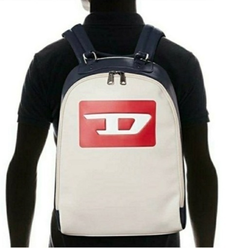 ☆新品☆DIESEL ディーゼル☆  Dロゴ カラーブロック バックパック