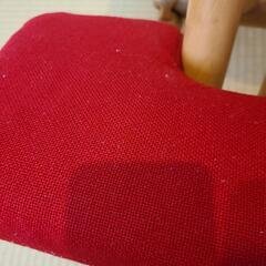 【値下】ストッケ　バランスチェア(赤)　クッションヘタリありの画像