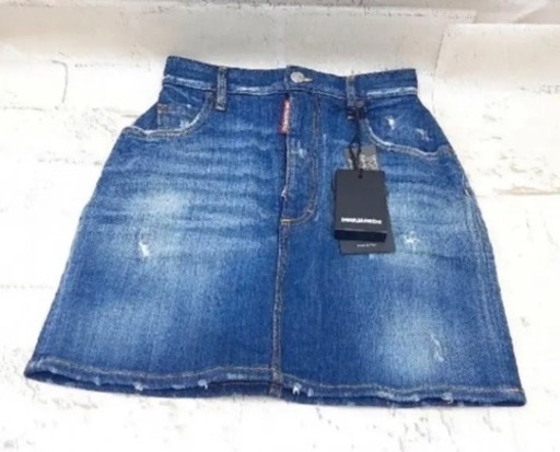 ★新品【DSQUARED2 ディースクエアード⠀】デニム ミニスカート