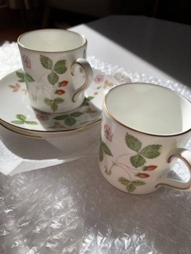 新品　ウェッジウッド　マグカップ＆ソーサー