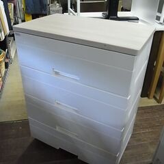 天馬　fits フィッツ　ウッドトップ　4段　プラスチック収納　...