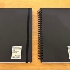 無印良品 ダブルリングノート A5 上質紙 ゴム留付