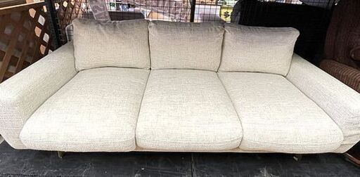 リサイクルストアスターズ城西店 3人掛け ソファ ナチュラルカラー