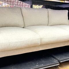 リサイクルストアスターズ城西店 3人掛け ソファ ナチュラルカラーの画像